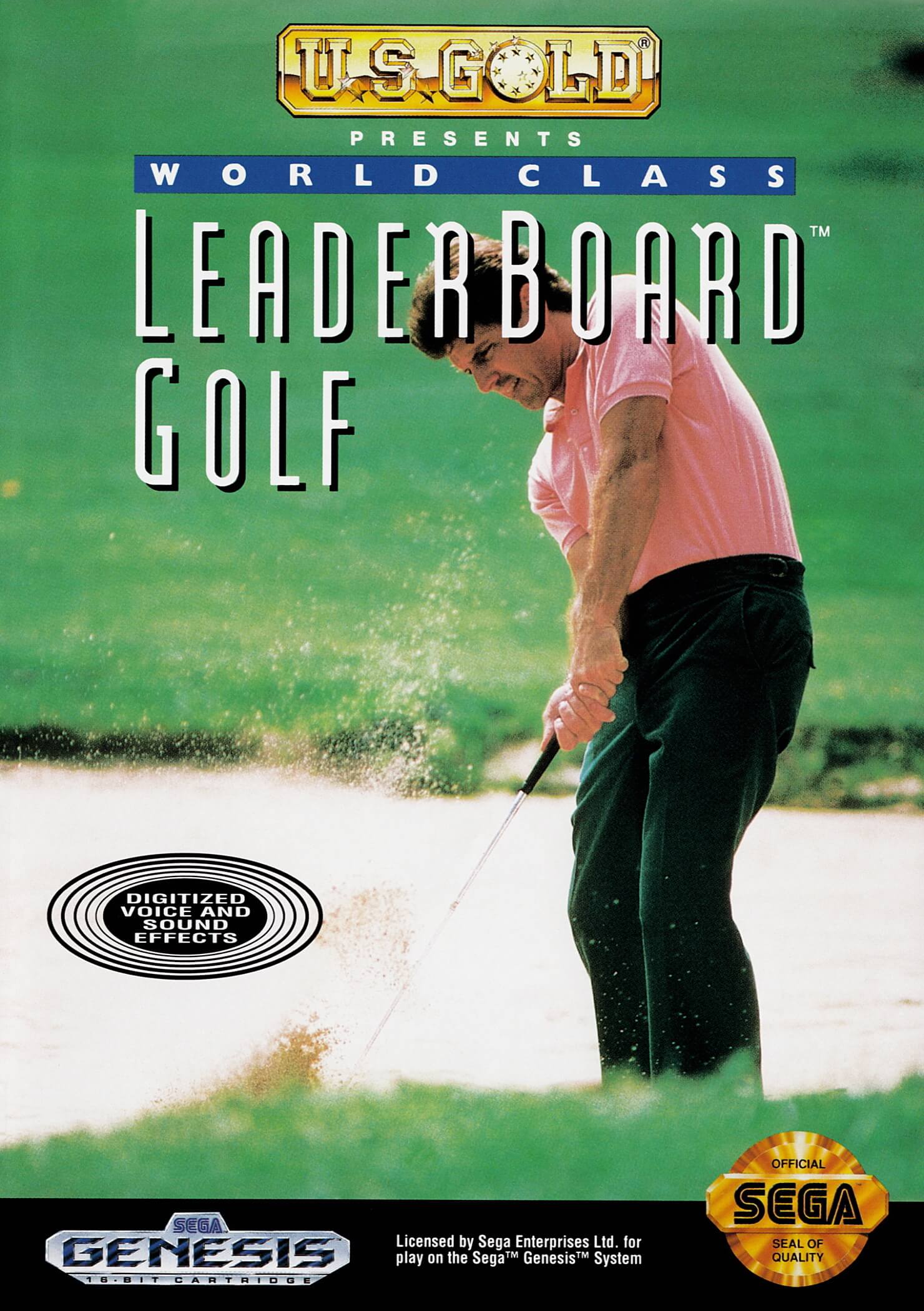 World Class Leaderboard Golf Sega Genesis (SG) ROM Download