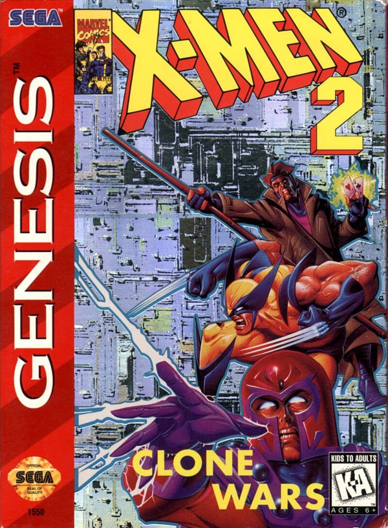 X-Men 2: Clone Wars - Sega Genesis (SG) ROM - Download