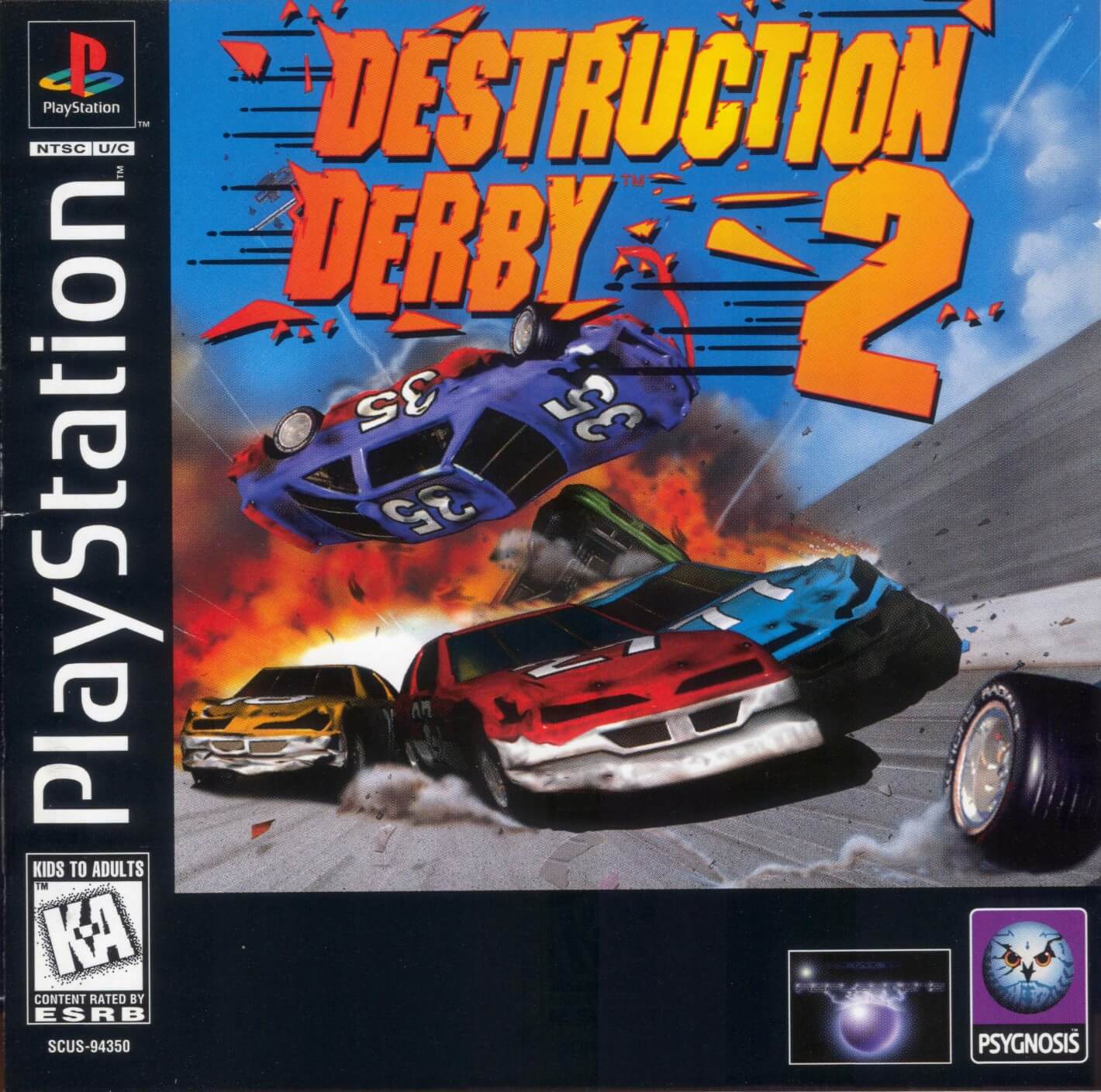 Гонки на пс 2. Destruction Derby 2 ps1 обложка. Destruction Derby ps1 обложки.