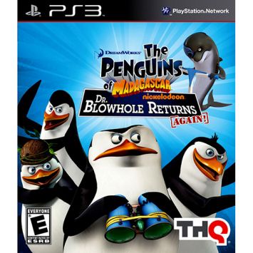 Jogo udraw penguins of madagascar dr. blowhole returns wii em