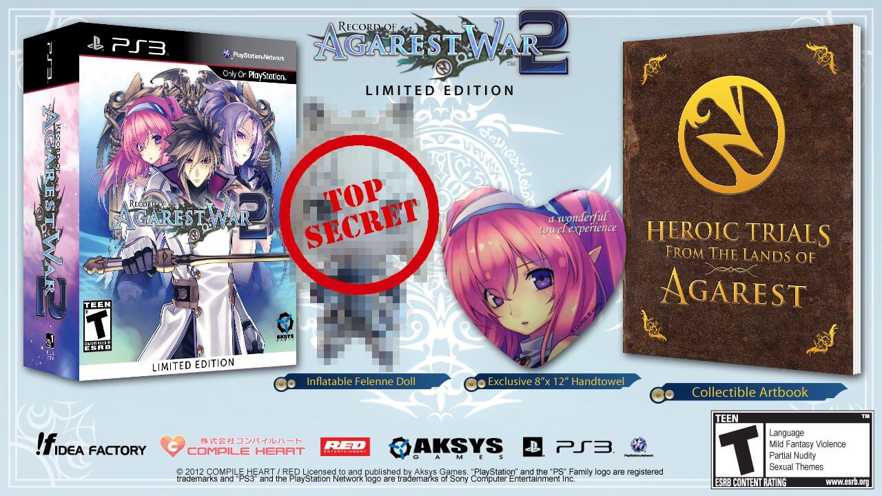 Record of Agarest War 2 Limited Edition - PS3 Game ROM & ISO Download