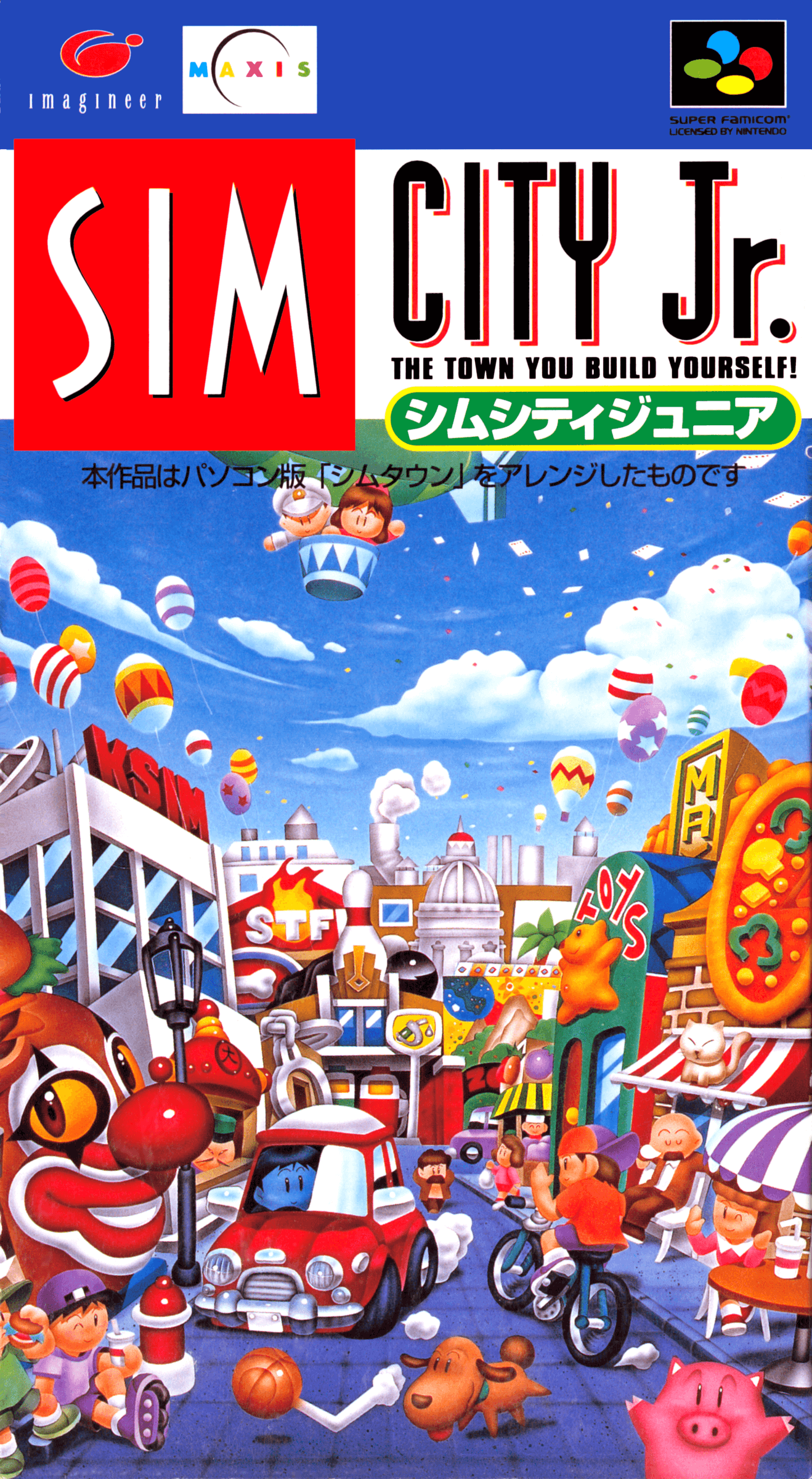 Sim City Jr: The Town You Build Yourself!