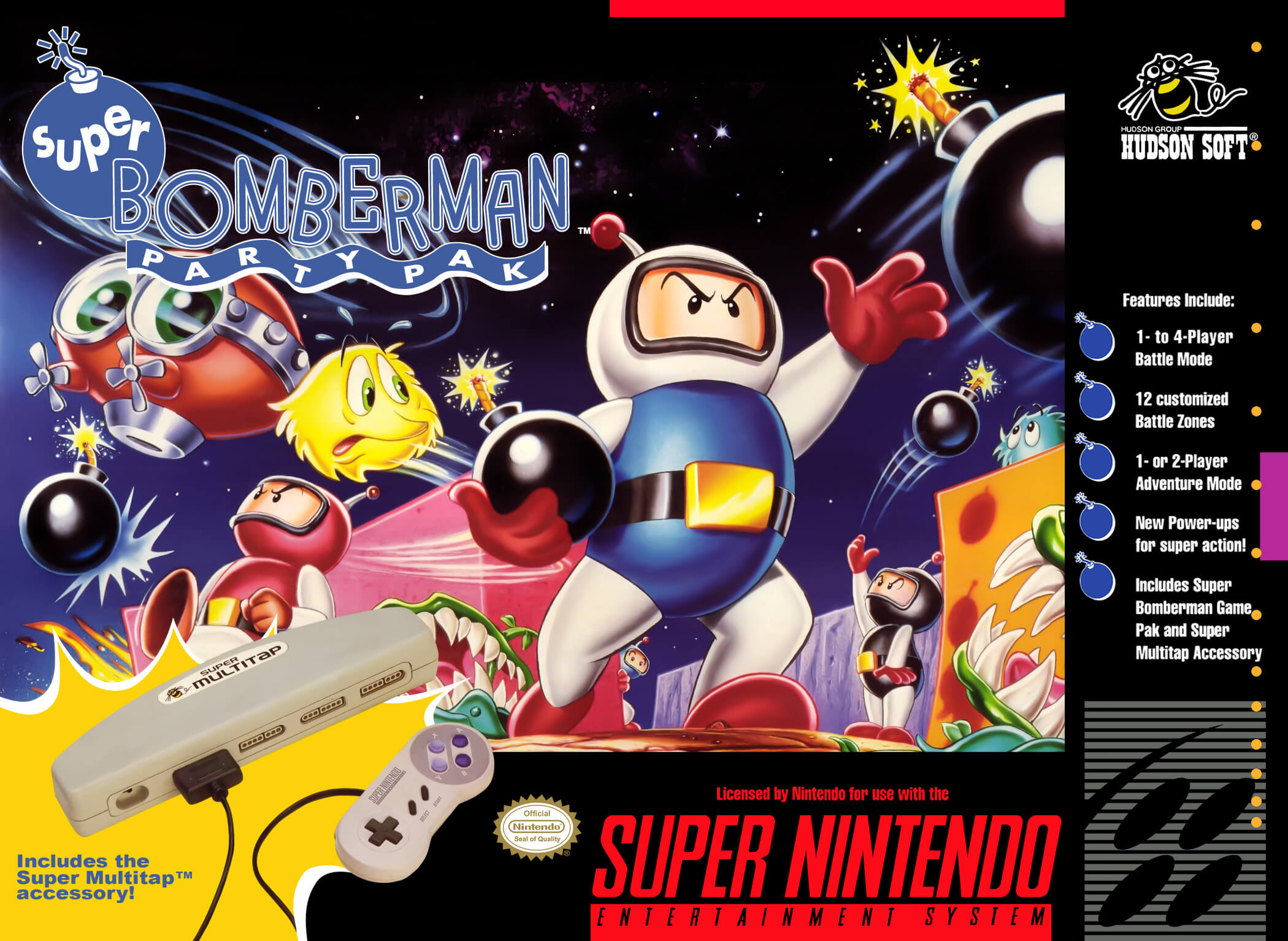 Super Bomberman 4 (1993) - Download ROM Super Nintendo 