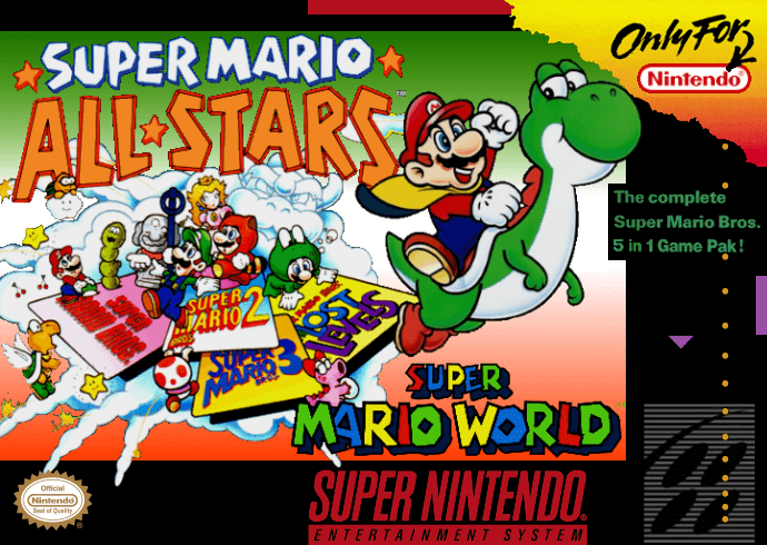 Super Mario All-Stars + Super Mario World - Nintendo SNES ROM - Download