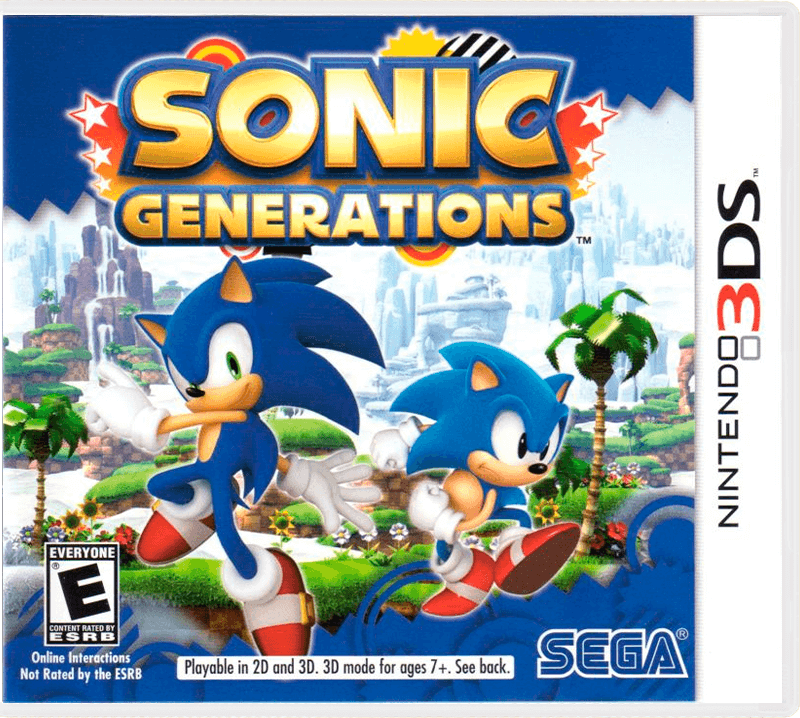 Sonic 3ds hot sale games download