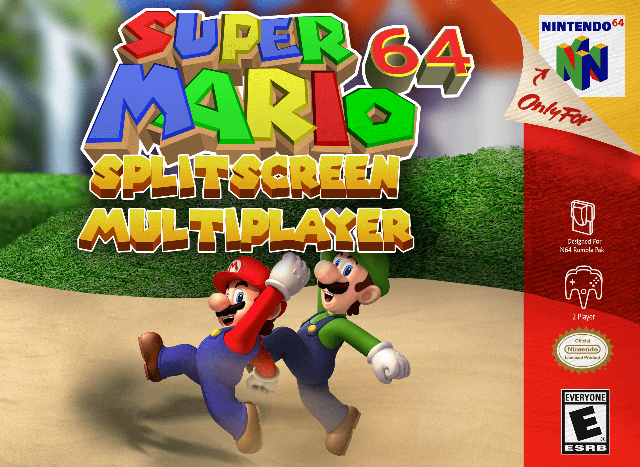 Super Mario 64 Splitscreen Multiplayer