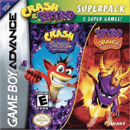 Crash & Spyro Superpack: Spyro Orange: The Cortex Conspiracy + Crash Bandicoot Purple: Ripto’s Rampage