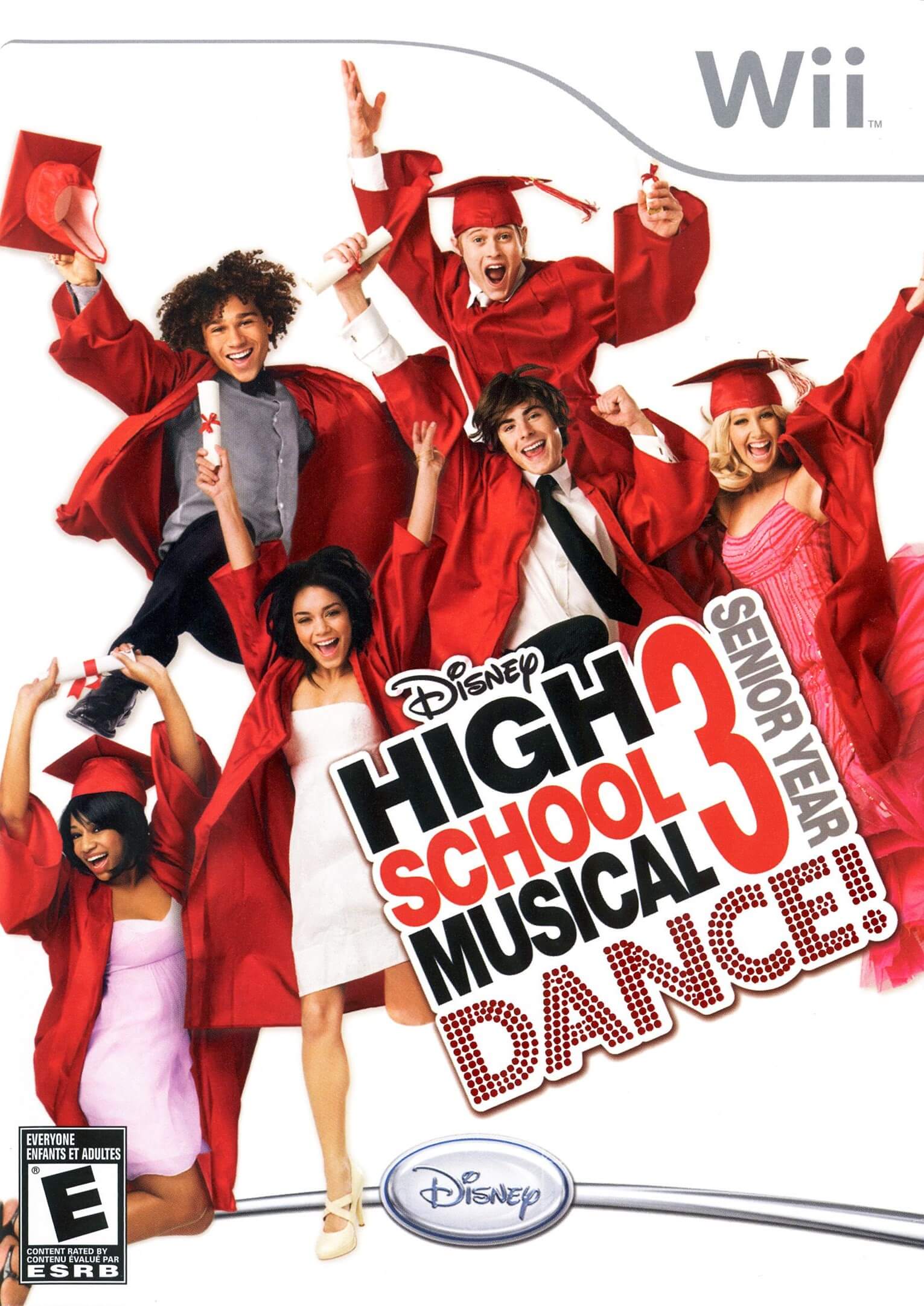 High School Musical 3 Senior Year Dance Wii Game ROM Nkit WBFS 