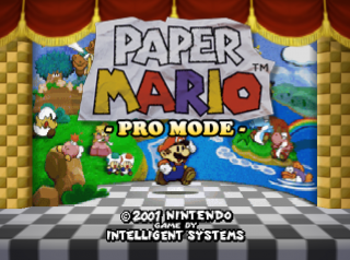 Paper Mario Pro Mode