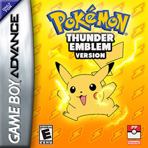 Pokemon Thunder Yellow  Gameboy pokemon, Pokemon, Pokemon games