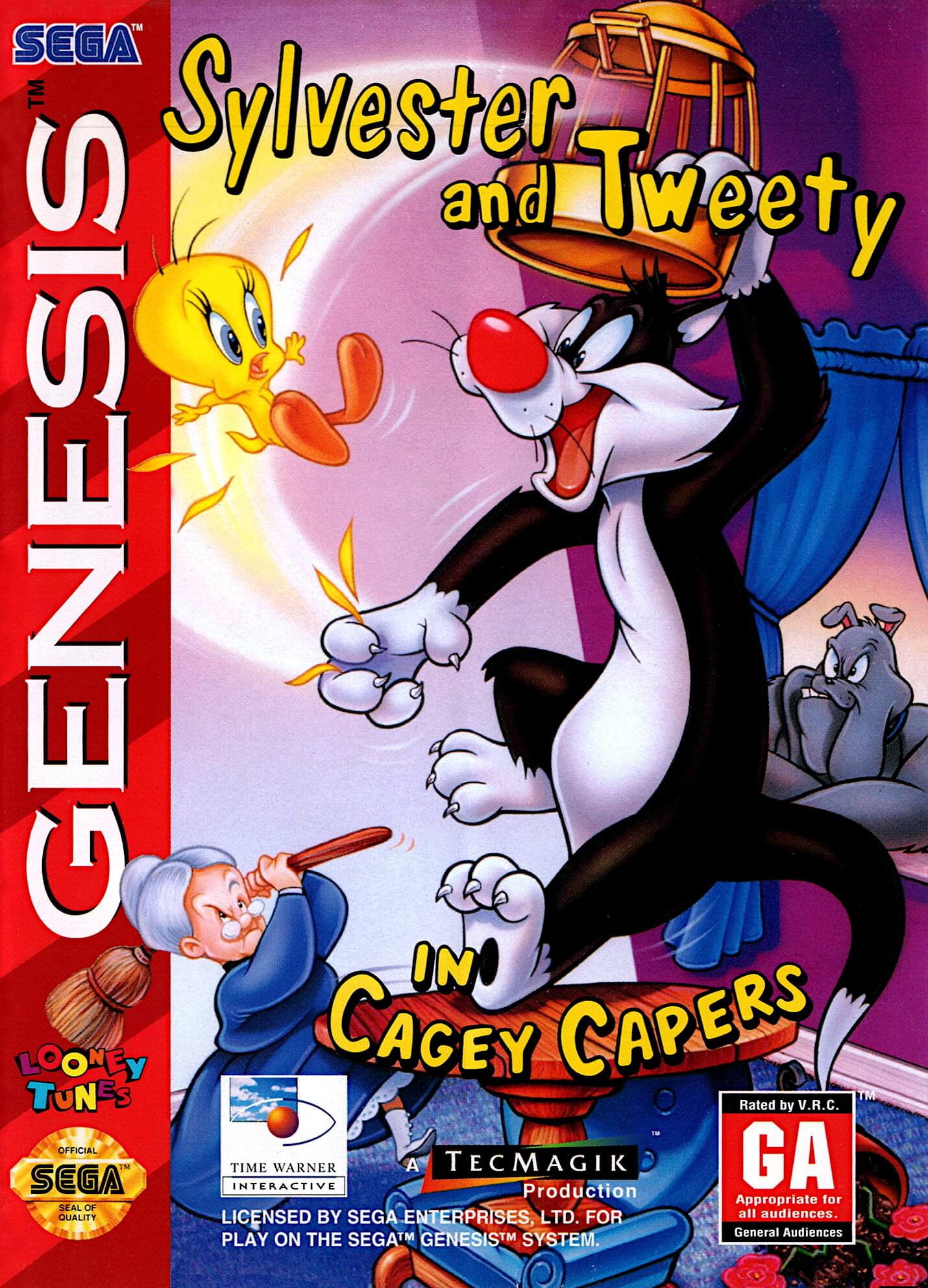 Sylvester and Tweety in Cagey Capers