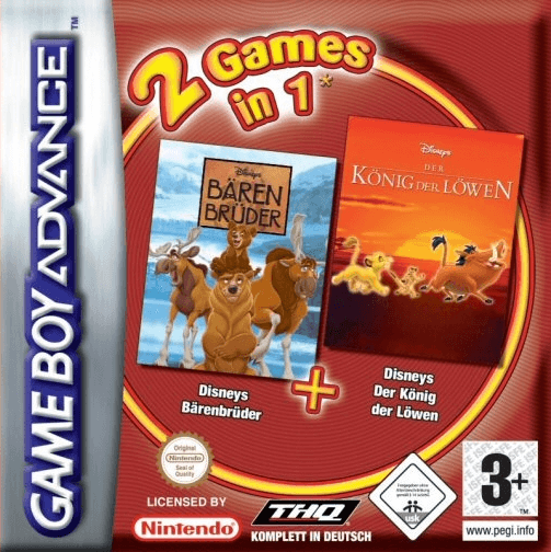 2 Games in 1: Brother Bear + The Lion King