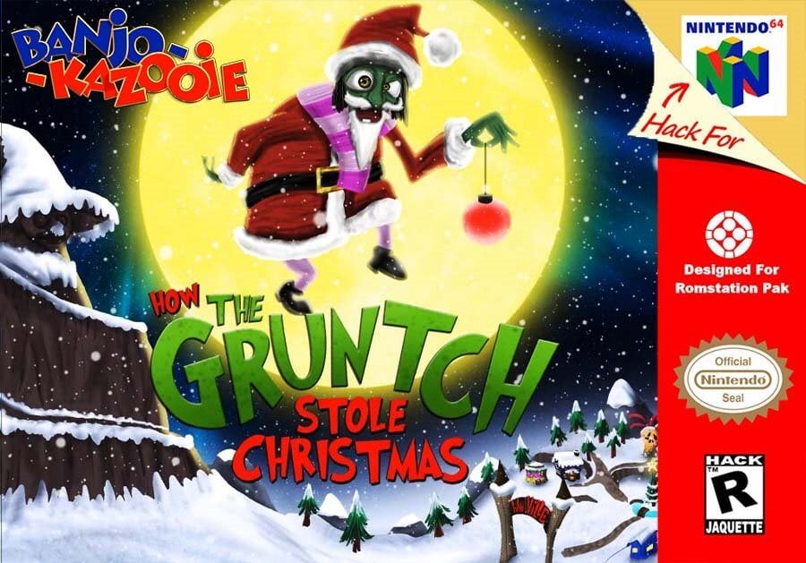 Banjo Kazooie Gruntch stole Christmas - Nintendo 64 ROMs Hack - Download