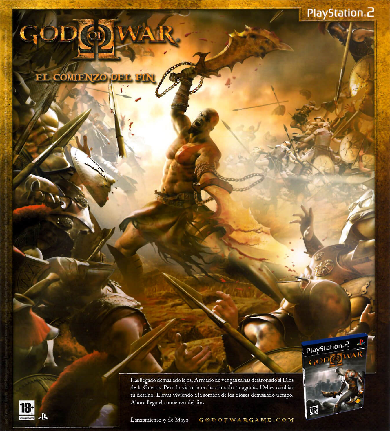 God of War (Demo) ROM (ISO) Download for Sony Playstation 2 / PS2