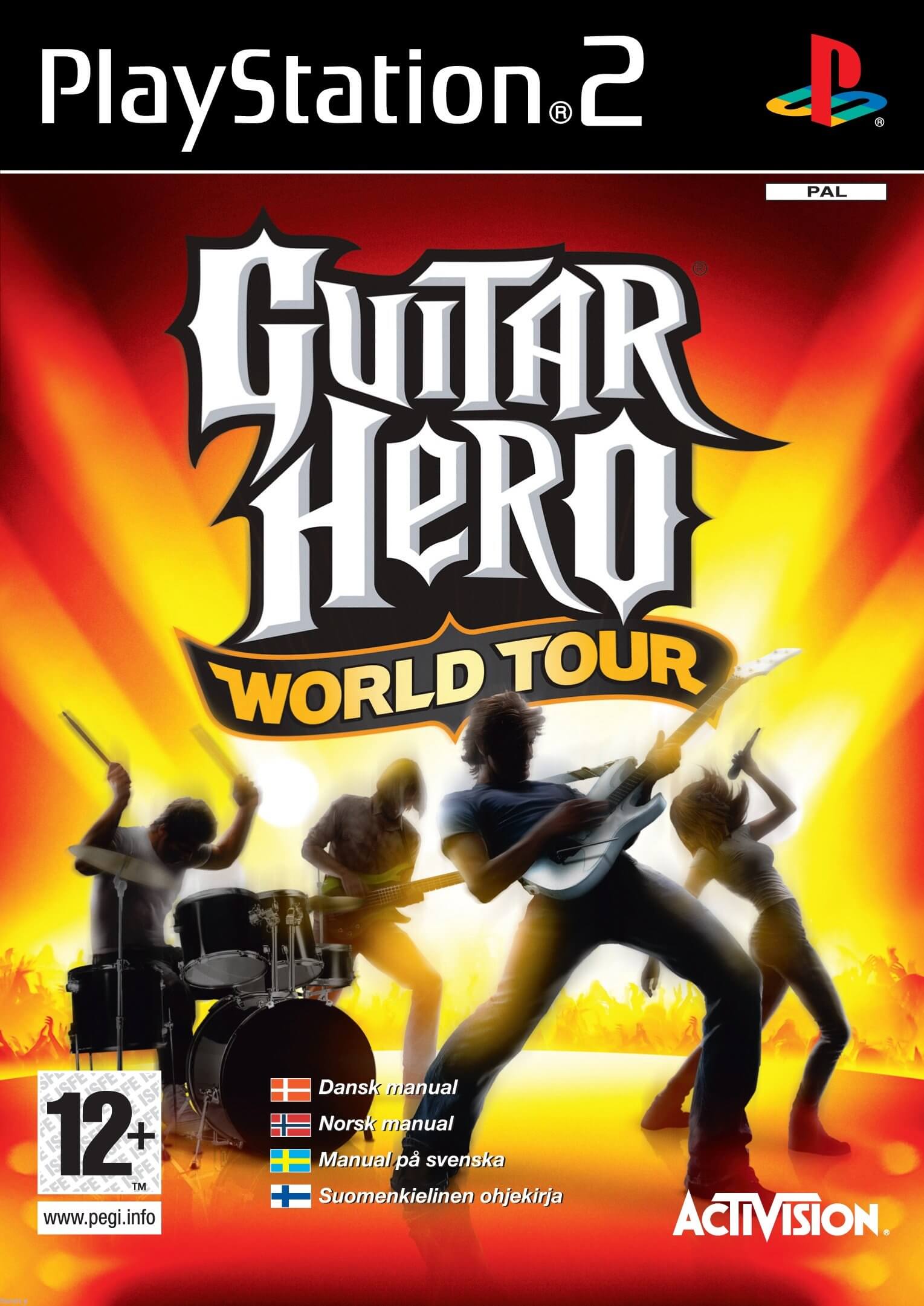 guitar hero world tour ps2 jogar com controle