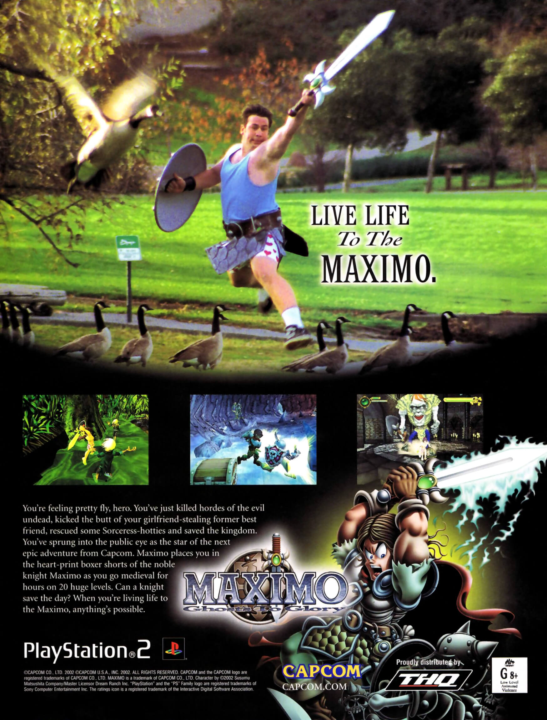 Maximo - Ghosts to Glory Sony PlayStation 2 (PS2) ROM / ISO Download - Rom  Hustler