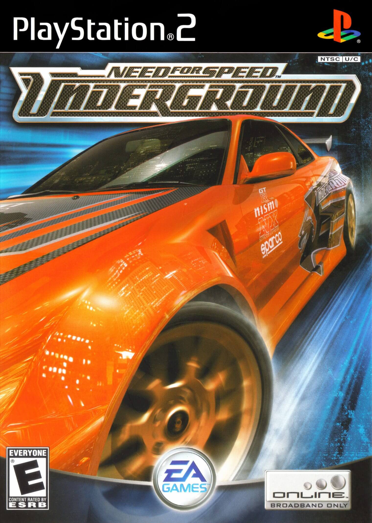 Need For Speed Underground PS2 ROM ISO Game Download