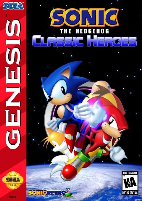 Sonic Classic Heroes : flamewing/ColinC10 : Free Download, Borrow