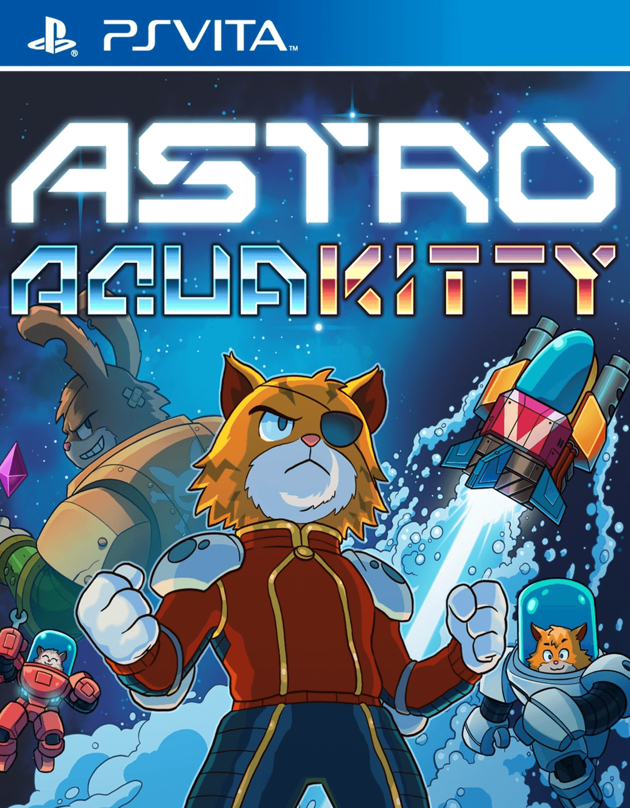 Astro Aqua Kitty