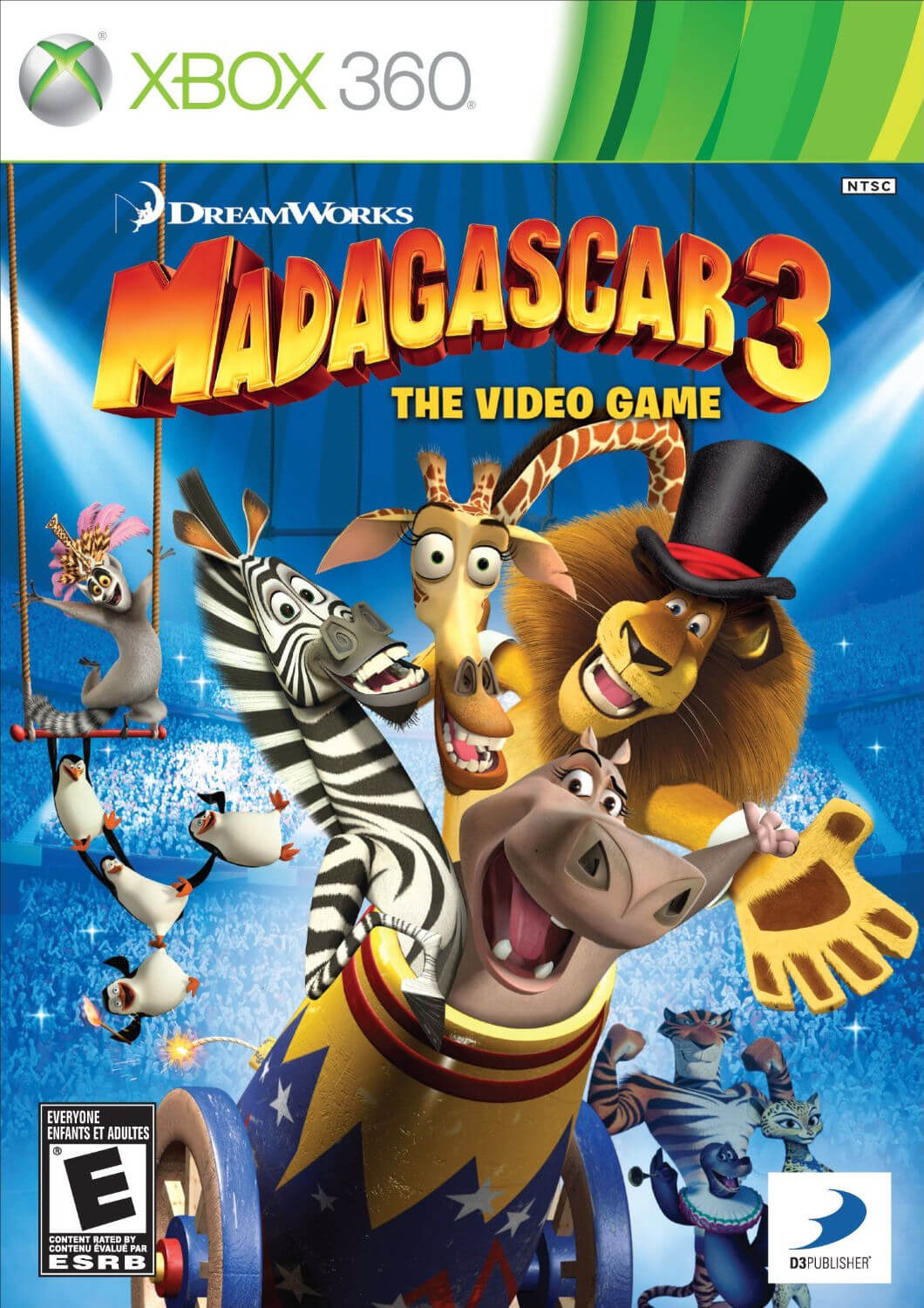 Madagascar 3: The Video Game - XBOX 360 ROM & ISO - Download