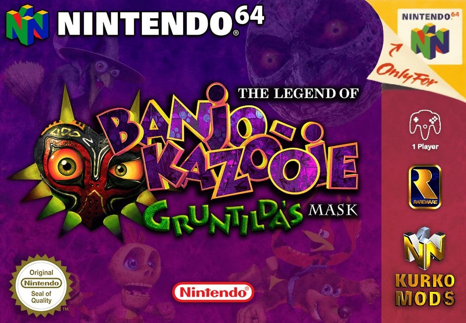 Banjo Kazooie Gruntilda’s Mask