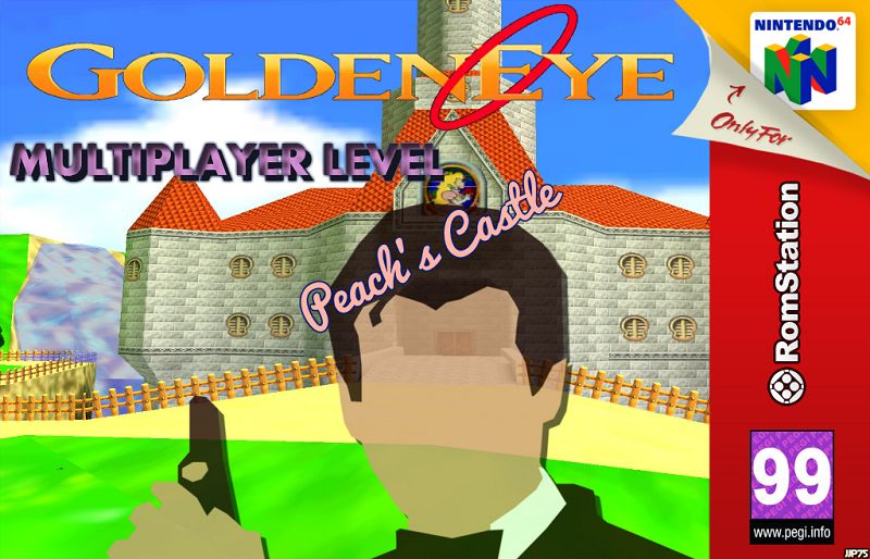 GoldenEye Multiplayer Level: Peach’s Castle