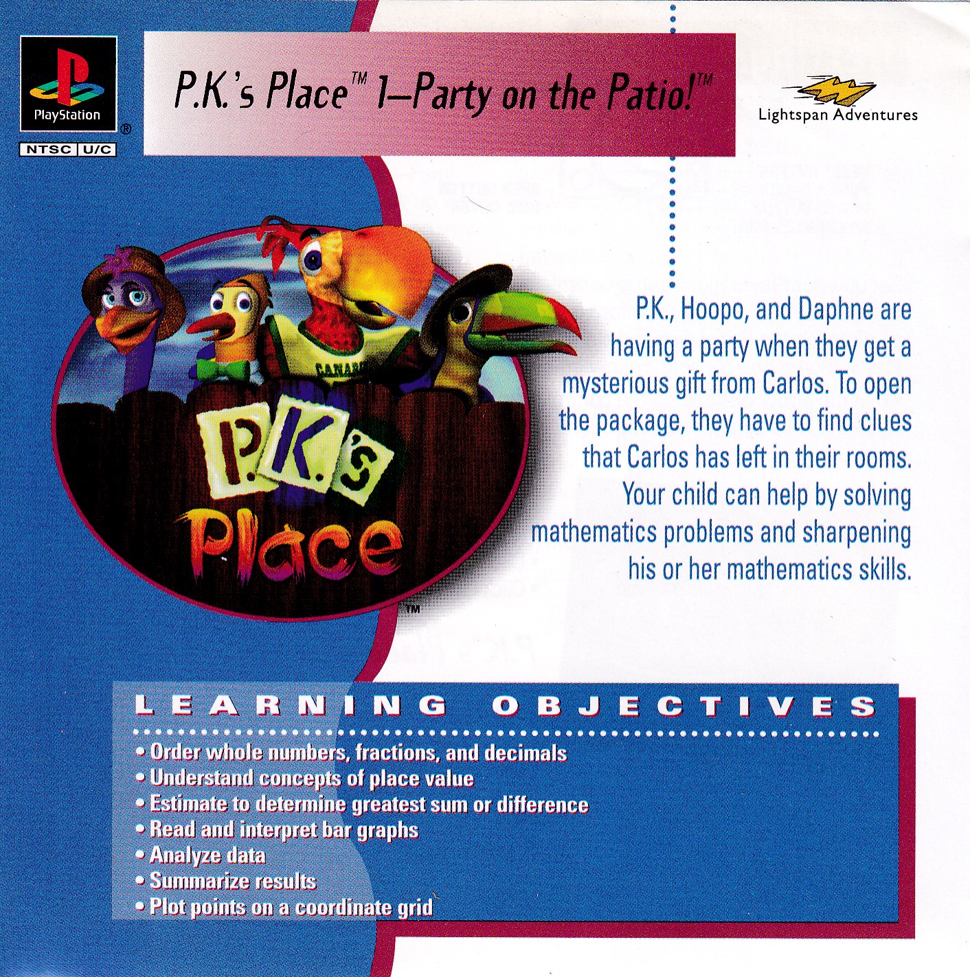 P.K.’s Place 1: Party on the Patio!