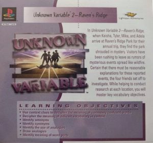 Unknown Variable 2: Raven’s Ridge