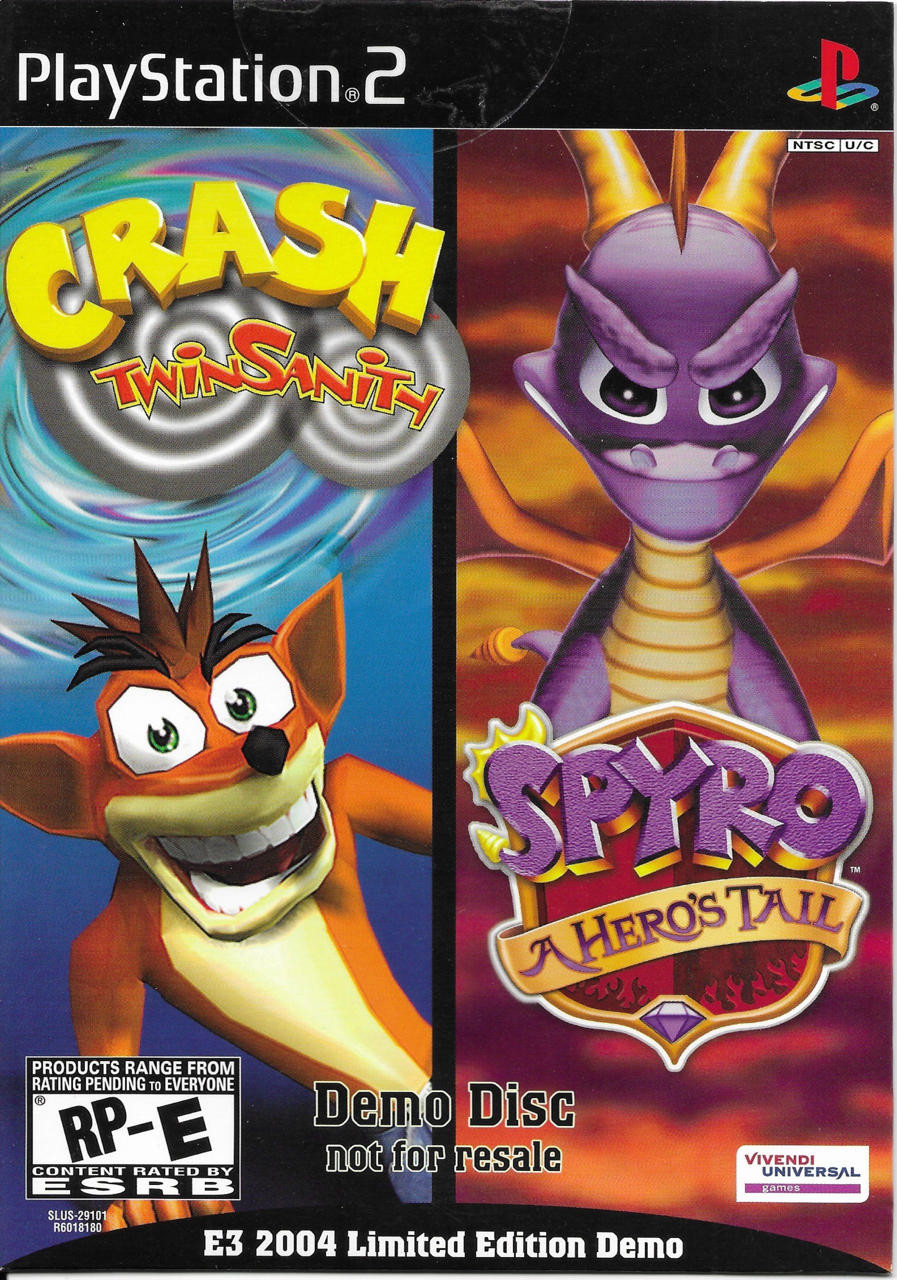 Crash Twinsanity Spyro – A Heros Tail
