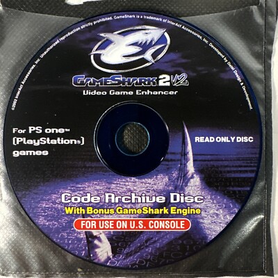 GameShark 2 – Video Game Enhancer – Code Archive Disc