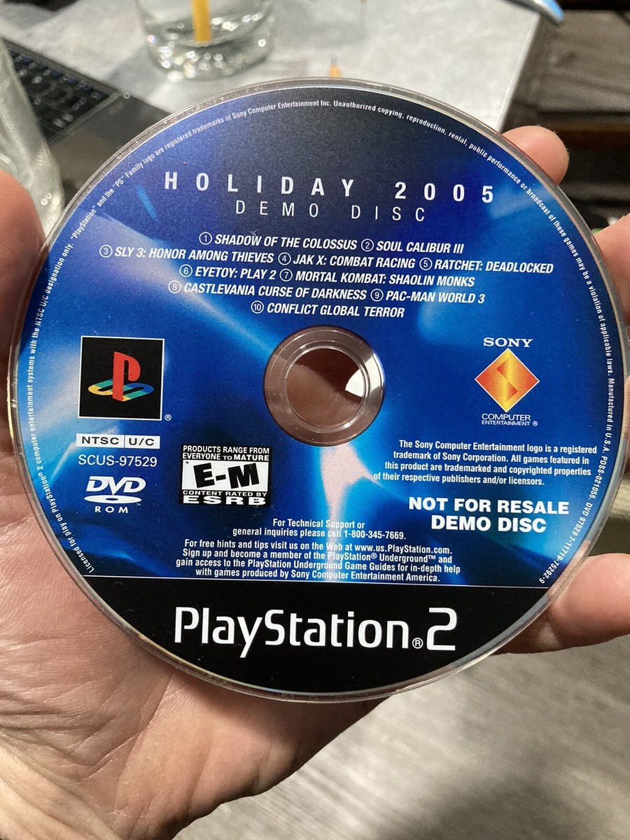 All Holiday Demo Disc For PlayStation 2