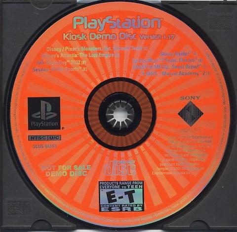 PlayStation Kiosk Demo Disc