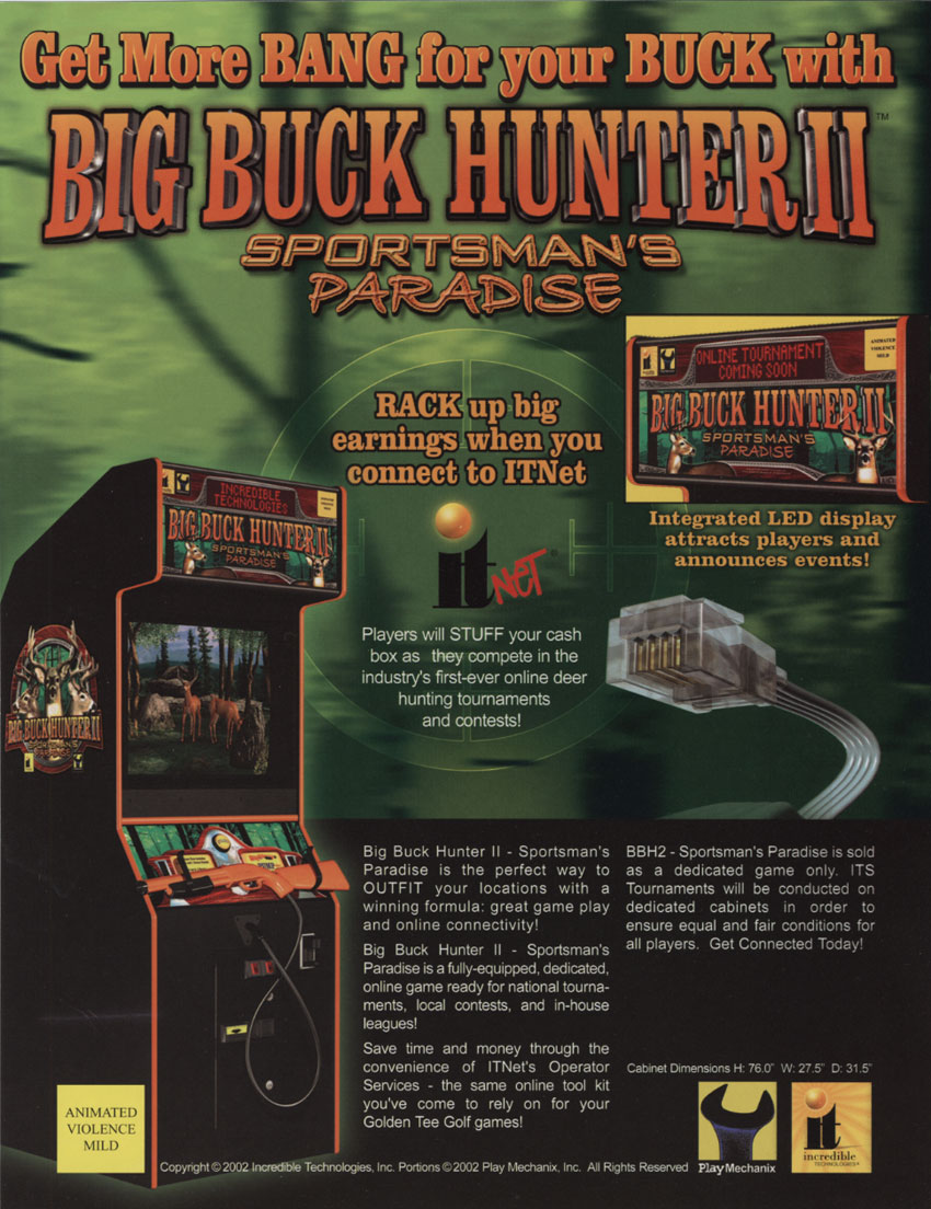 Big Buck Hunter II: Sportsman’s Paradise