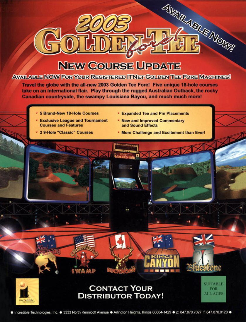 Golden Tee Fore! 2003