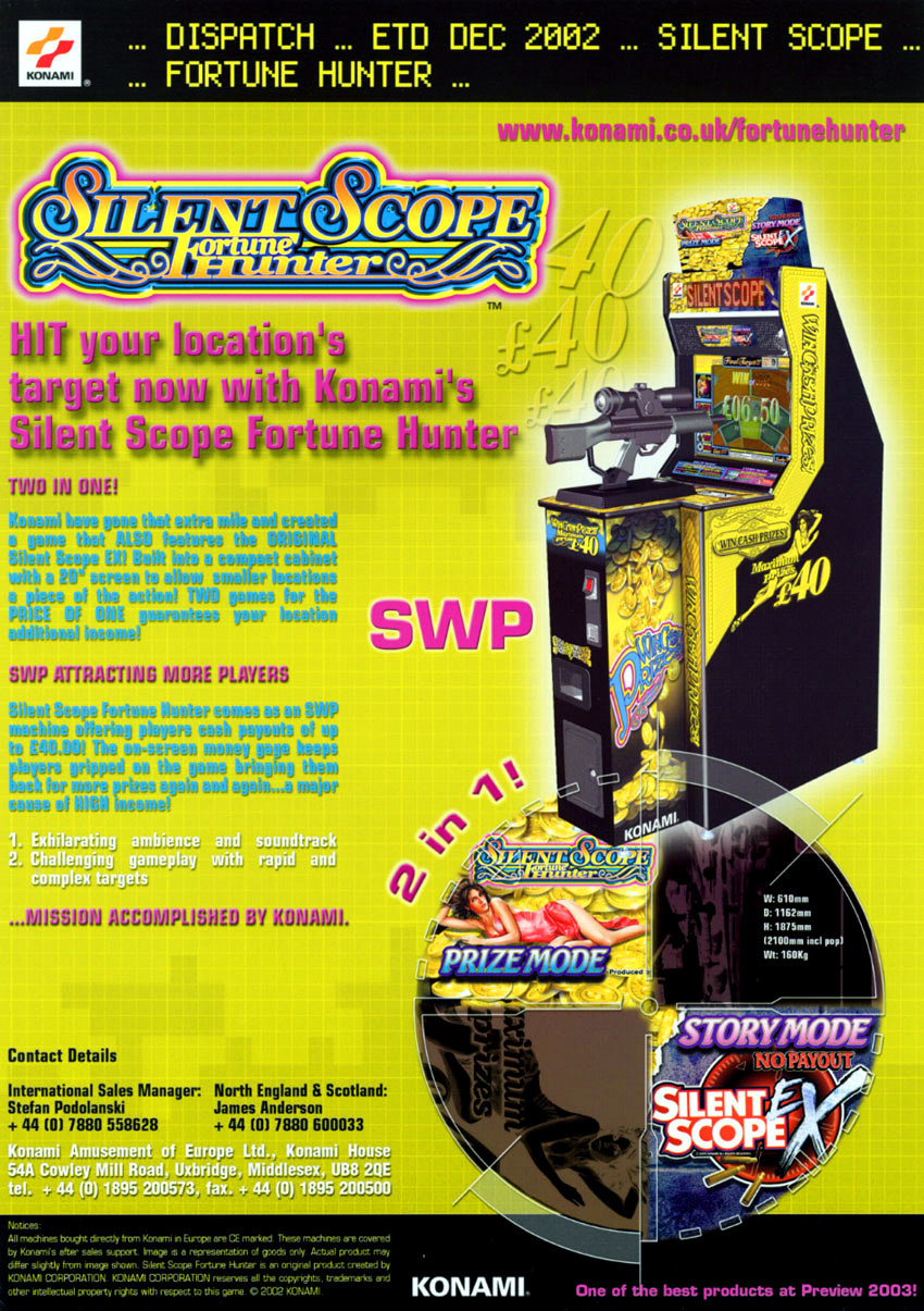Silent Scope: Fortune Hunter